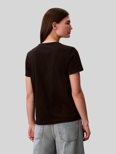 Calvin Klein Jeans Regular Fit T-Shirt aus reiner Baumwolle Black 5