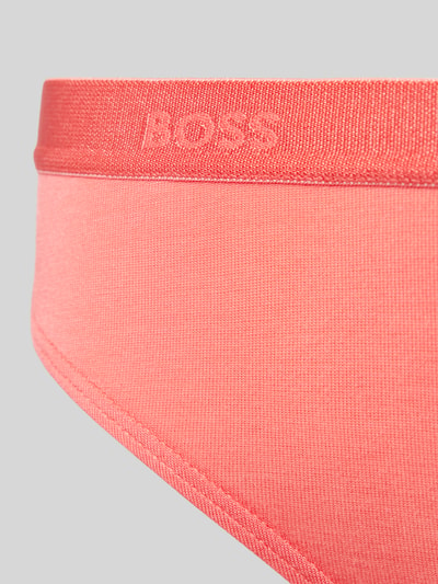 BOSS Slip mit elastischem Label-Bund Lachs 2