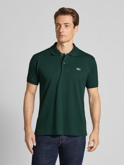 Lacoste Regular fit poloshirt van puur katoen Flessengroen - 4