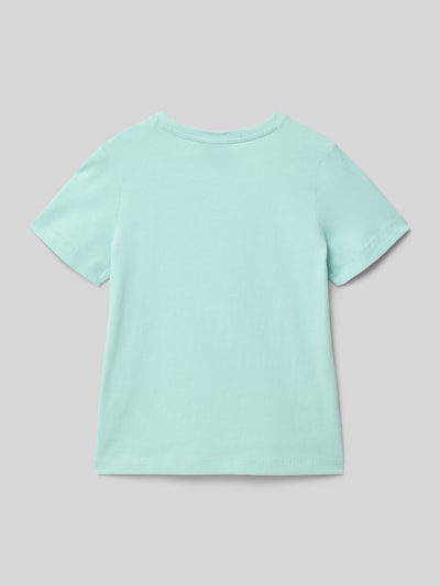 s.Oliver RED LABEL Regular Fit T-Shirt aus reiner Baumwolle Helltuerkis 3