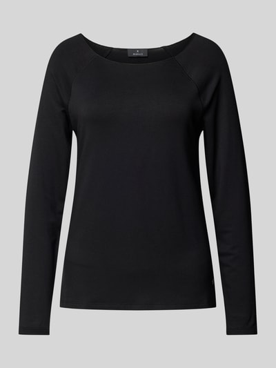 Monari Shirt met lange mouwen van viscose Zwart - 2