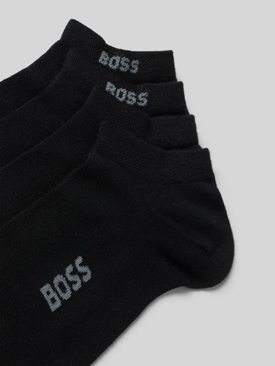 Produktfoto, Socken aus Viskose-Mix im 2er-Pack von BOSS, Optik: Unifarben, Label-Schriftzug, Multipack, glatte Textur, für Herren