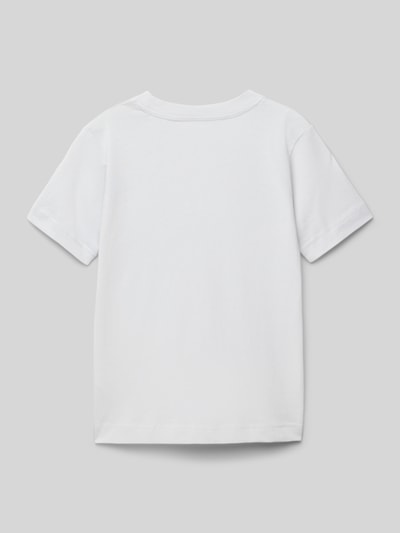 Jack & Jones T-shirt met labelprint, model 'CALMA' Lichtgrijs - 3
