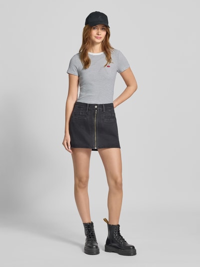 Levi's® T-Shirt mit Label-Patch und Rundhalsausschnitt Weiss 1