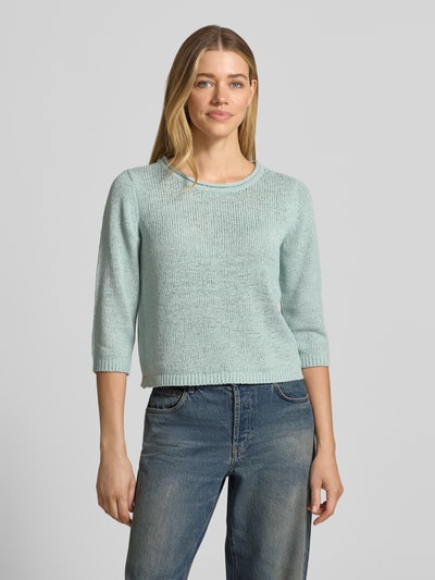 Betty Barclay Strickpullover mit Rundhalsausschnitt und 3/4-Arm Mint 4