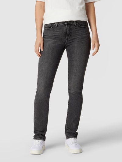 Levi's® 300 Slim fit jeans met stretch, model '312'  Antraciet - 4