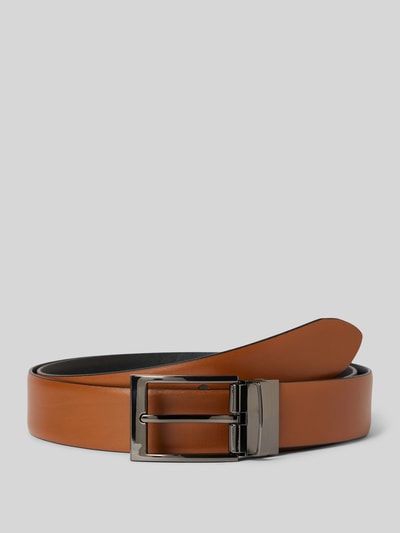 Lloyd Men's Belts Riem met doornsluiting, model 'WENDER' Zwart - 1