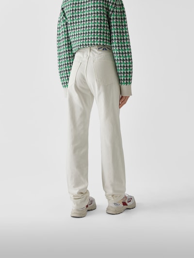 Paco Rabanne Straight Fit Jeans mit Brand-Detail Offwhite 5