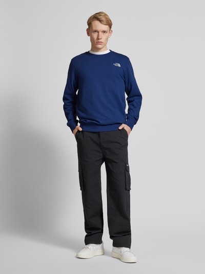 The North Face Sweatshirt mit Label-Print Dunkelblau 1