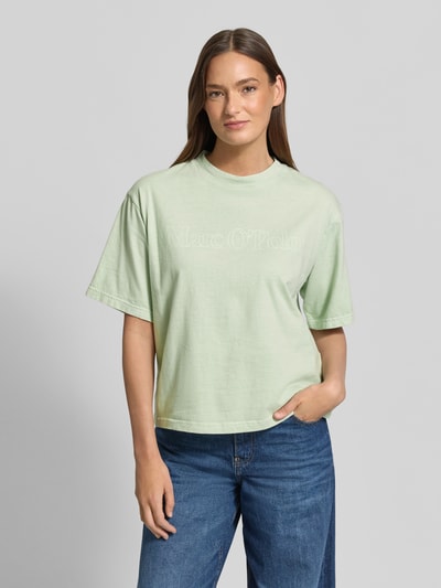 Marc O'Polo Boxy Fit T-Shirt aus reiner Baumwolle Gruen 4