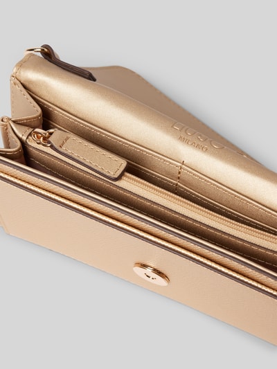 Liu Jo White Clutch mit Strukturmuster Modell 'CALIWEN' Gold 5