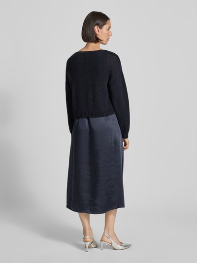 ROBE LÉGÈRE Midikleid im Double-Layer-Look Marine 5