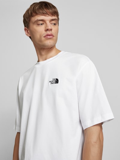 The North Face T-shirt z wyhaftowanym logo Biały 3