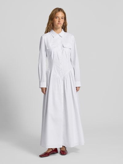 Bardot Sukienka wieczorowa z listwą guzikową model ‘AGATHA’ Biały 4