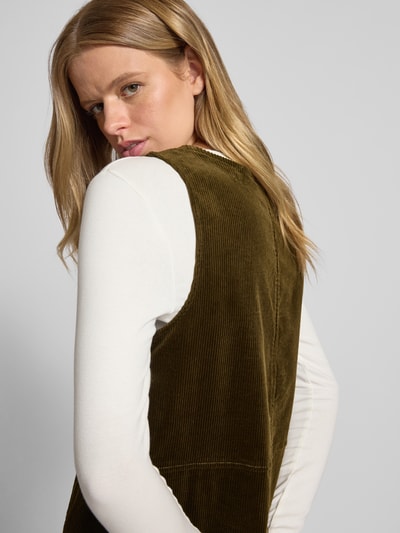 Marc O'Polo Denim Nauwsluitende mini-jurk van katoenmix Olijfgroen - 3