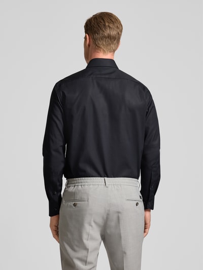 OLYMP Koszula biznesowa o kroju regular fit z popeliny Czarny 5