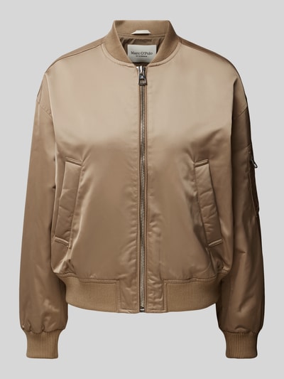 Marc O'Polo Blouson met opstaande kraag Taupe - 2