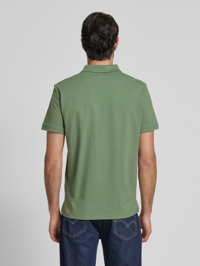 Tom Tailor Regular Fit Poloshirt aus reiner Baumwolle Oliv 5