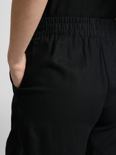 My Essential Wardrobe Shorts aus Leinen-Viskose-Mix Modell 'DIAS' Black 3