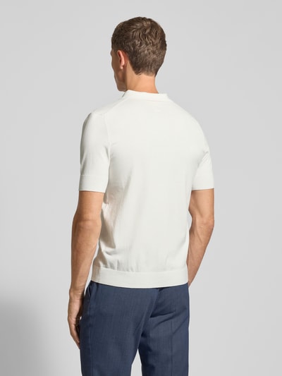 HUGO Regular Fit Poloshirt aus Viskose-Mix Modell 'SAN PETER-CV' Offwhite 5