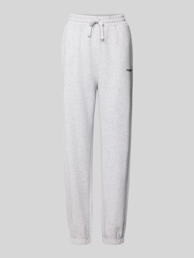 TheJoggConcept Sweatpants met labelprint, model 'JCSAJA' Lichtgrijs - 2