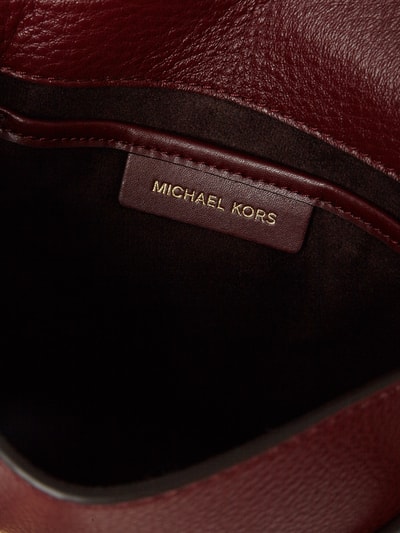 MICHAEL Michael Kors Torebka ze skóry na długim pasku  Ciemnoczerwony 5