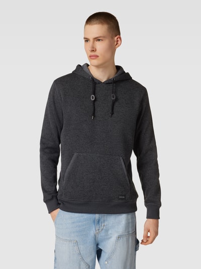 Rip Curl Hoodie in gemêleerde look, model 'CRESCENT' Donkergrijs gemêleerd - 4