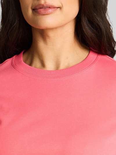 Tom Tailor Regular Fit T-Shirt aus reiner Baumwolle Pink 3