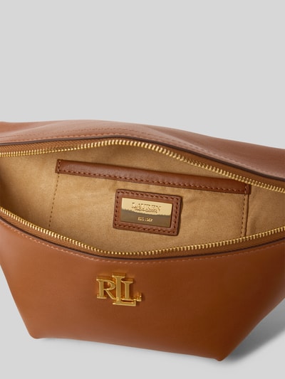Lauren Ralph Lauren Heuptasje van runderleer met labelapplicatie, model 'MARCY' Cognac - 5
