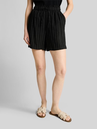 Tom Tailor Denim Relaxed Fit Shorts aus Viskose-Leinen-Mix Black 4