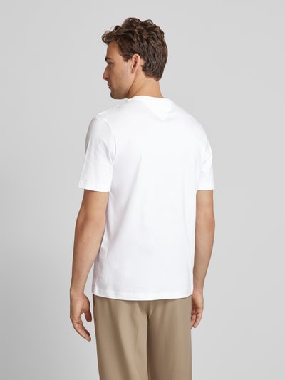 Tommy Hilfiger T-Shirt mit Label-Stitching Weiss 5