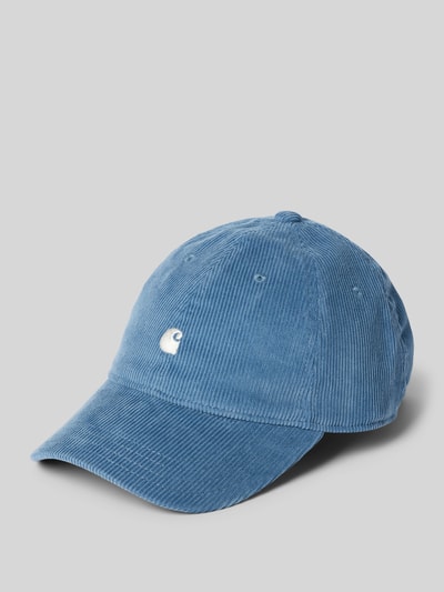 Carhartt Work In Progress Basecap mit Logo-Stitching Modell 'HARLEM' Blau 1