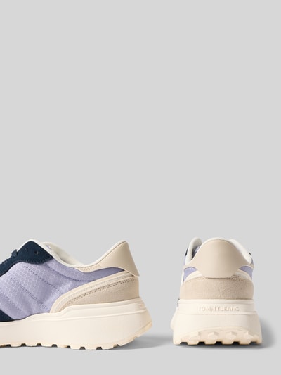 Tommy Jeans Lage sneaker met labeldetail en vetersluiting Donkerblauw - 2