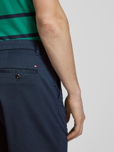 Tommy Hilfiger Regular Fit Shorts mit Strukturmuster Modell 'HARLEM' Marine 3