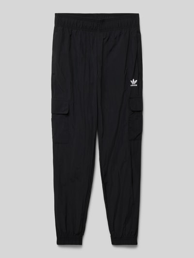 adidas Originals Regular Fit Cargohose mit Label-Stitching Black 1