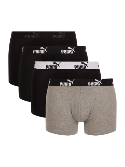 Puma Boxershorts per 4 verpakt Zwart - 1