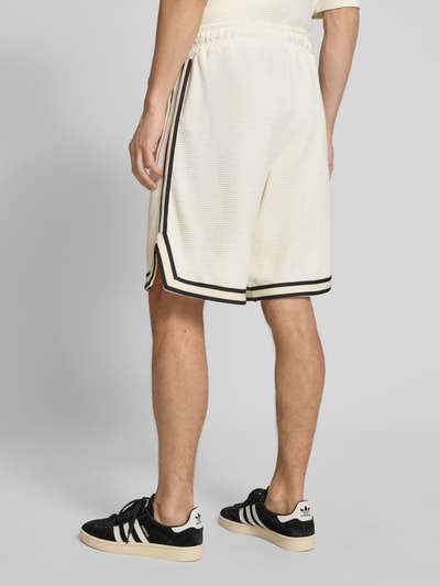 Pegador Relaxed Fit Sweatshorts mit Strukturmuster Modell 'Barkan' Offwhite 5