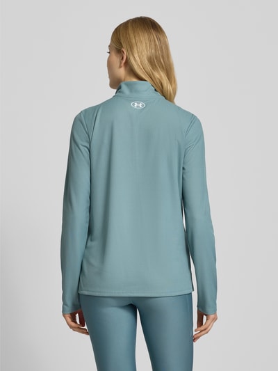 Under Armour Shirt met lange mouwen, opstaande kraag en ritssluiting Mintgroen - 5