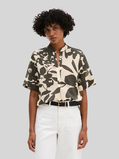 Marc O'Polo Relaxed Fit Bluse aus reiner Baumwolle Mittelgrau 4