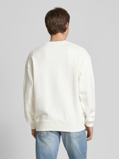 Armedangels Sweatshirt met labelstitching, model ´EMAAL' Offwhite - 5