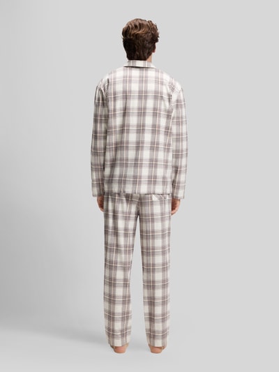 BOSS Pyjama-Set mit Logo-Detail im 2-teiligen Set Offwhite 5