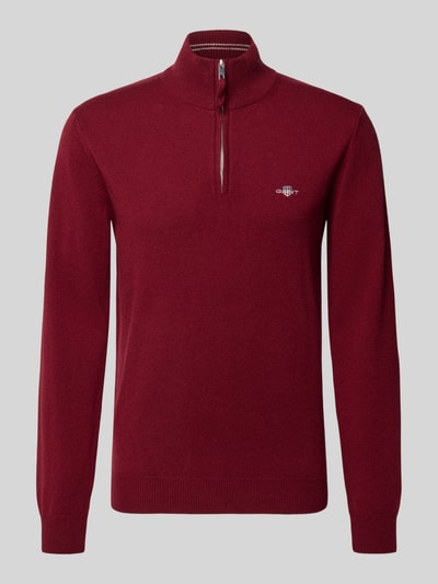 GANT Pullover aus reiner Wolle Bordeaux 1