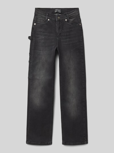 Blue Effect Straight Leg Jeans im 5-Pocket-Design Black 1