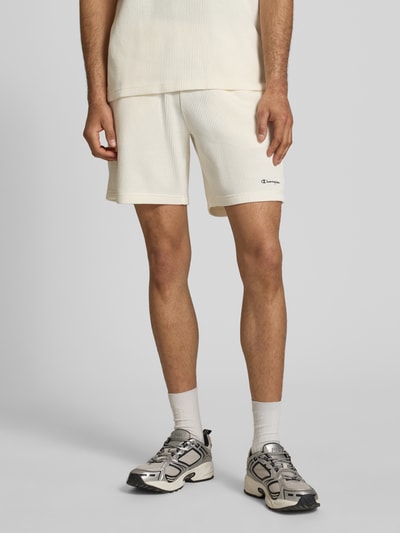 Champion Shorts mit Strukturmuster und elastischem Bund Offwhite 4