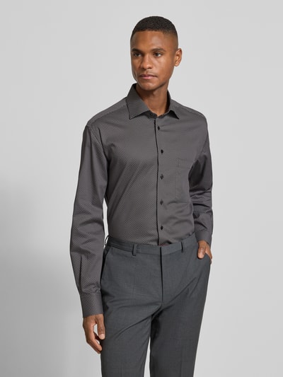 ETERNA Comfort Fit Businesshemd aus Baumwolle mit Kentkragen Black 4