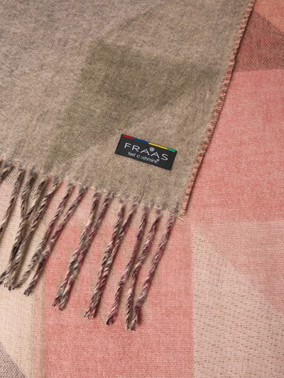 Fraas Szal z naszywką z logo model ‘Cashmink’ Beżowy 2