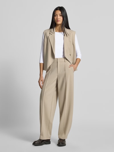 MM by Max Mara Skinny Fit Longsleeve aus Baumwoll-Mix Modell 'LORATA' Weiss 1