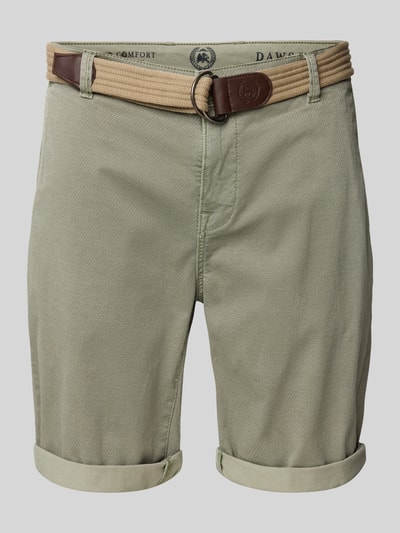 Lerros Bermuda met riem en achterzakken Mintgroen - 2