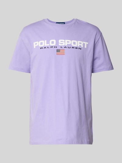 Polo Sport T-Shirt mit Label-Print Lavender 2
