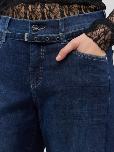 ANGELS Wide Leg Jeans aus Baumwoll-Mix im 5-Pocket-Design Dunkelblau 3